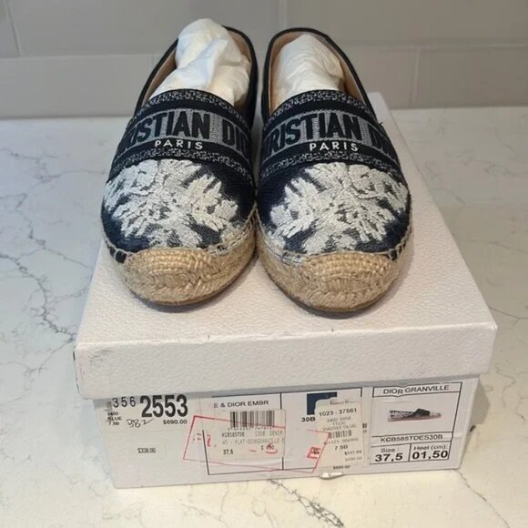 Christian Dior Granville Espadrilles NWT - Picture 1 of 3